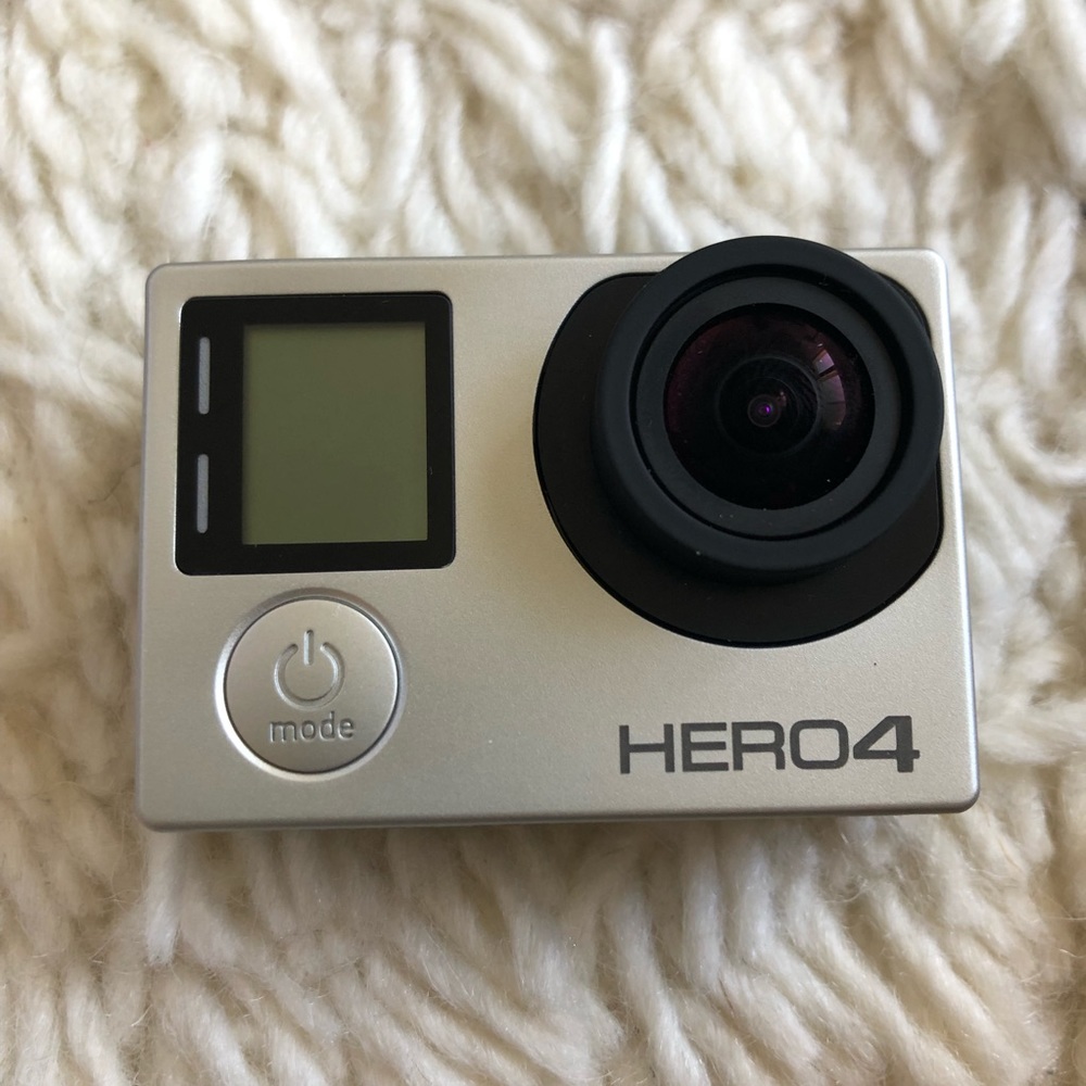 GoPro Hero 4 + case + accessories
